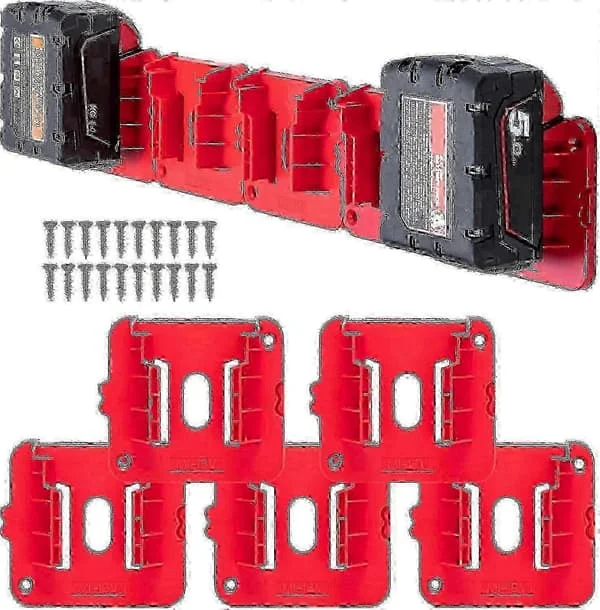 10-pack Batterihållare för Milwaukee för M18 18V Batteri