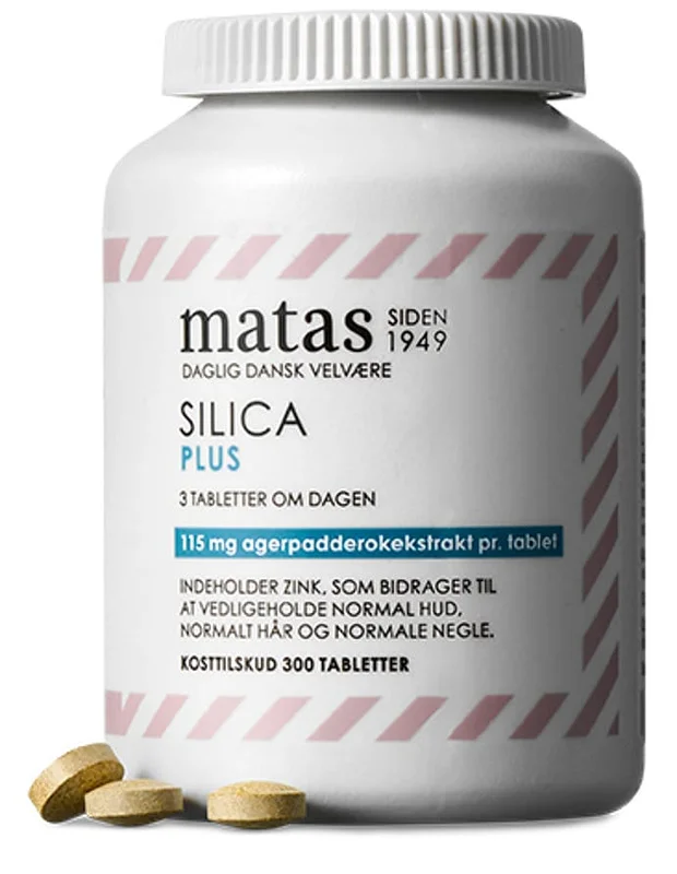 Matas Striber Silica Plus 300 tabl., Helse & Madvarer, Ingredienser, Silica