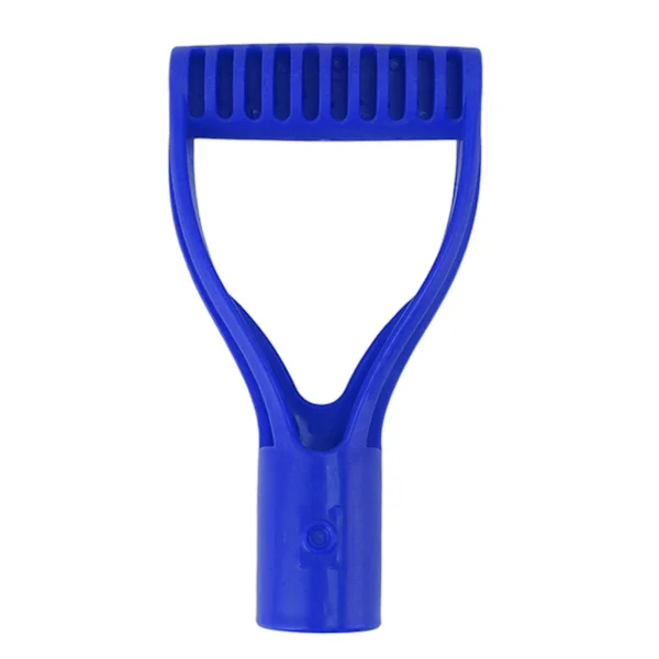 Spade Handtag Plast 32mm Innerdiameter D Grepp Handtag Skyffel Handtag Ersättning för Snöskyffel Grävning Krattning Blå