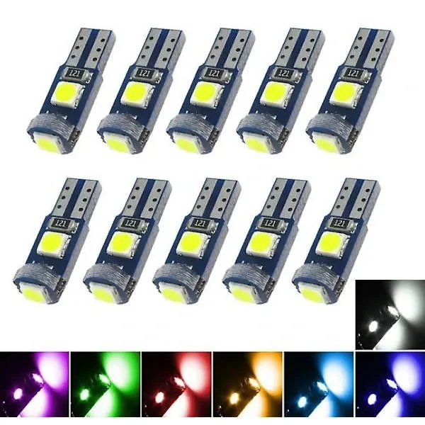 【NX】T5 LED-valkoiset lamput, yhteensopiva auton sisätilojen kojelaudan nopeusmittarin ilmaisimen kanssa