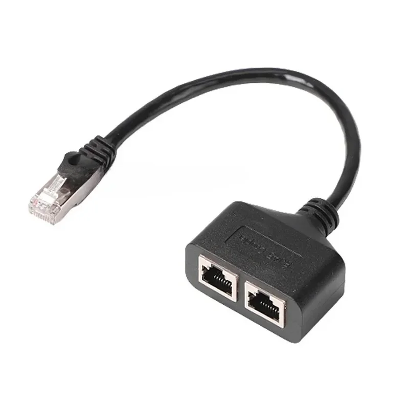 AliExpress - 1 Stück Ethernet Splitter RJ45 1 Stecker auf 2 Buchse LAN Ethernet Kabel Splitter Kabel Ethernet Buchse Stecker Verlängerungskabel