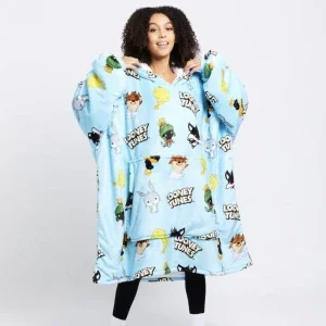 Looney Tunes fleece hoodie, oversized