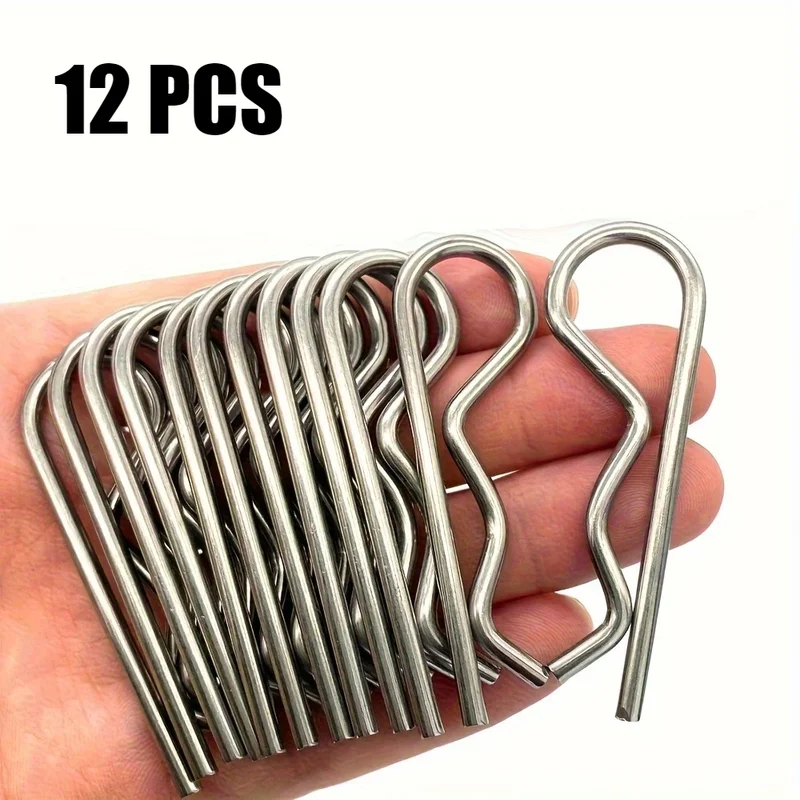AliExpress - 12 STKS, 304 roestvrijstalen kruk nagel R-clip, anti-corrosie en roestbestendig, industriële vaste trailervergrendelingssysteem 