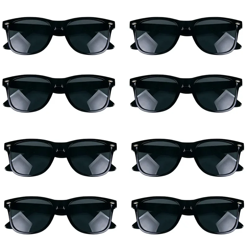 AliExpress - 8–12 Paar schwarze Sonnenbrille mit quadratischem Rahmen für Damen und Herren, Braut und Bräutigam, Fotobrille, Brautparty, 