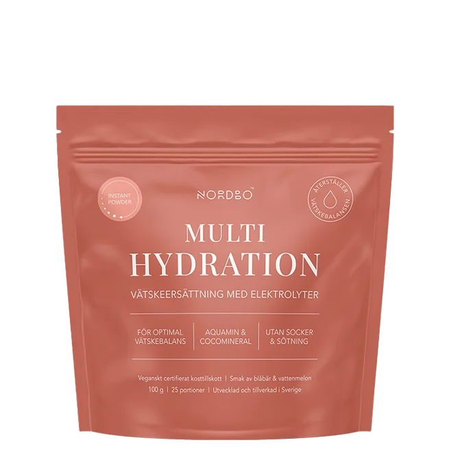 Nordbo Multi Hydration Vätskeersättning + Elektrolyter 100 g