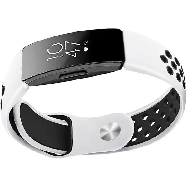 Klokke kompatibel med Fitbit Inspire Mykt armbånd Erstatning Hvit, smarte tilbehør