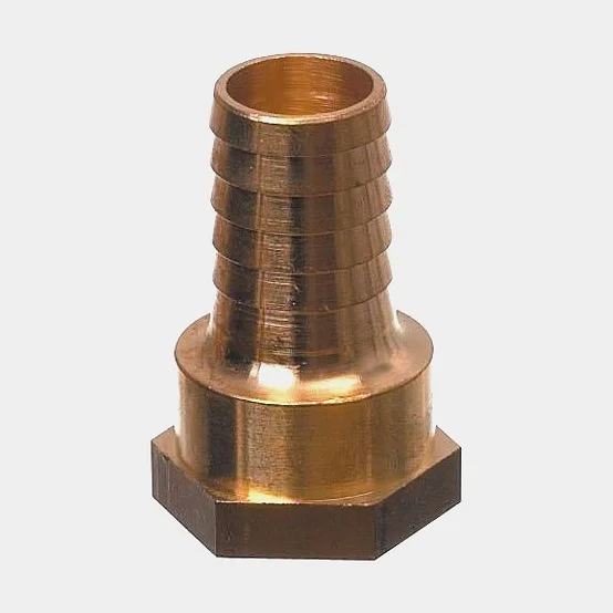 Slangnippel Guidi Hose Connecter Female, messing, 3/8" G (BSP) (intern) naar 12 mm (15/32") slang