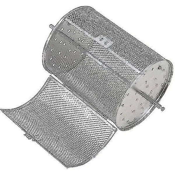 Airfryer-grilltillbehör Airfryer-tillbehör Rostfritt stål Ugnsstek Korg Rotisserie Grill Korg Roterande Bakbur För Bbq Grill Bakform Till
