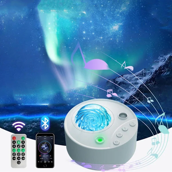 [RM]Star Projector Galaxy Light Projector for Bedroom with Bluetooth Speaker, 14 Colors Northern Lights Projector for Bedroom/Game Room/Home Theater/