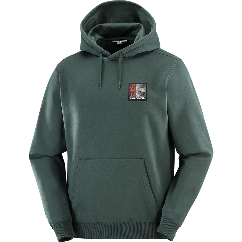 Salomon - Unisex Midlayer Freestyle Hoodie - Green Gables