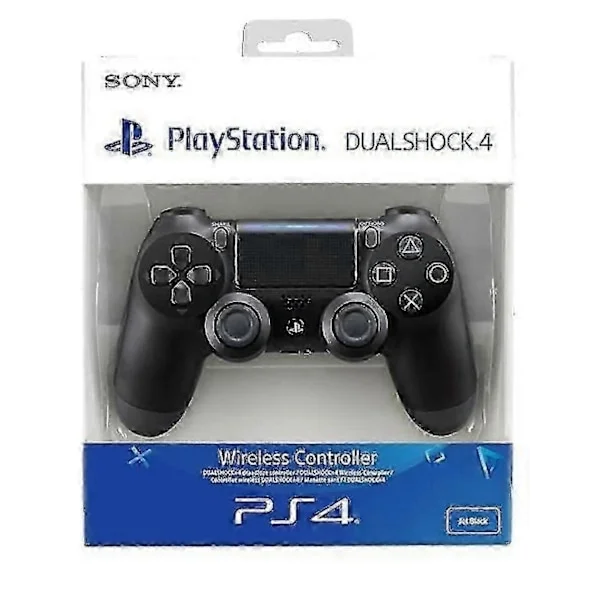 2026 Officiell Sony PlayStation PS4 DualShock 4 V2 Trådlös handkontroll, Svart