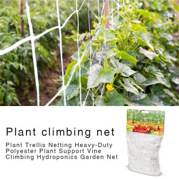 Plantenett for espalier, plantestøtte, plantetelt, espaliernett, klatrenett for planter