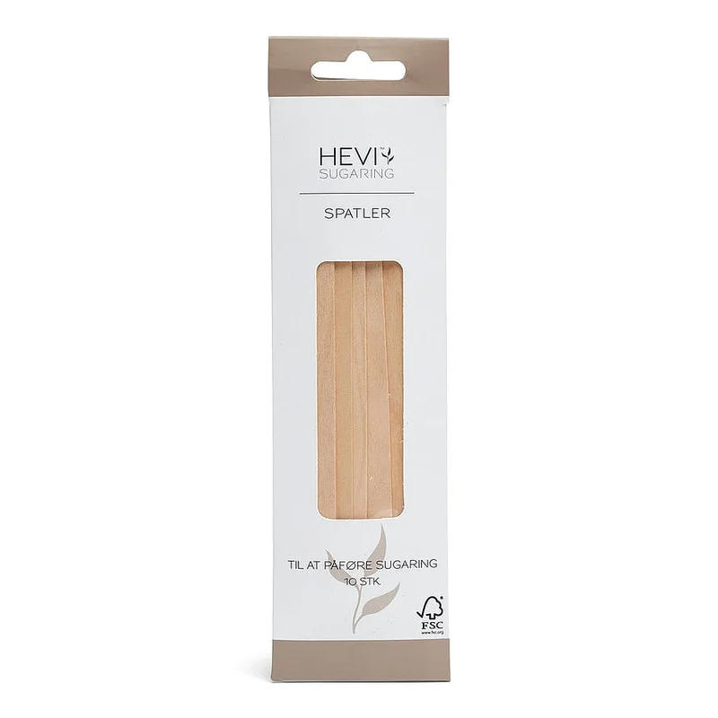 HEVI Sugaring Spartel sæt 10 stk, Hudpleje, Hårfjerning, Voks & Strips