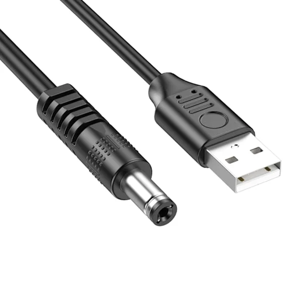 USB till DC5V strömkabel för elektriska enheter eltandborste kylfläkt router USB till DC5V laddningskabel långvarig