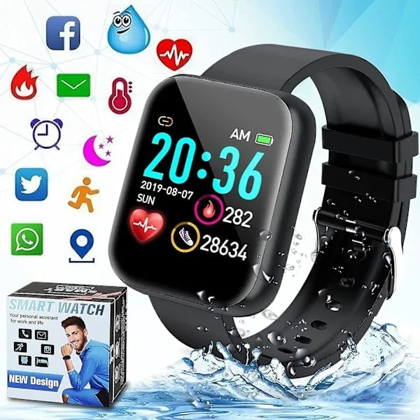 Smartwatch, Bluetooth Smartwatch til Android Ios-telefoner, ip6