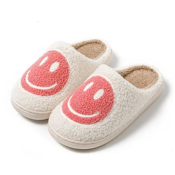 Smiley Face Tøfler Dam Smile Tøfler Rosa 38-39