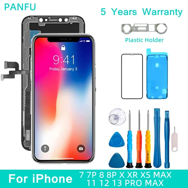 AliExpress - Écran OLED pour iPhone X Poly XS MAX 11 12 PRO MAX, Écran LCD pour iPhone 7 8 Plus X XS 11 Incell, Support d'écran 3D Touch True, Nouveau