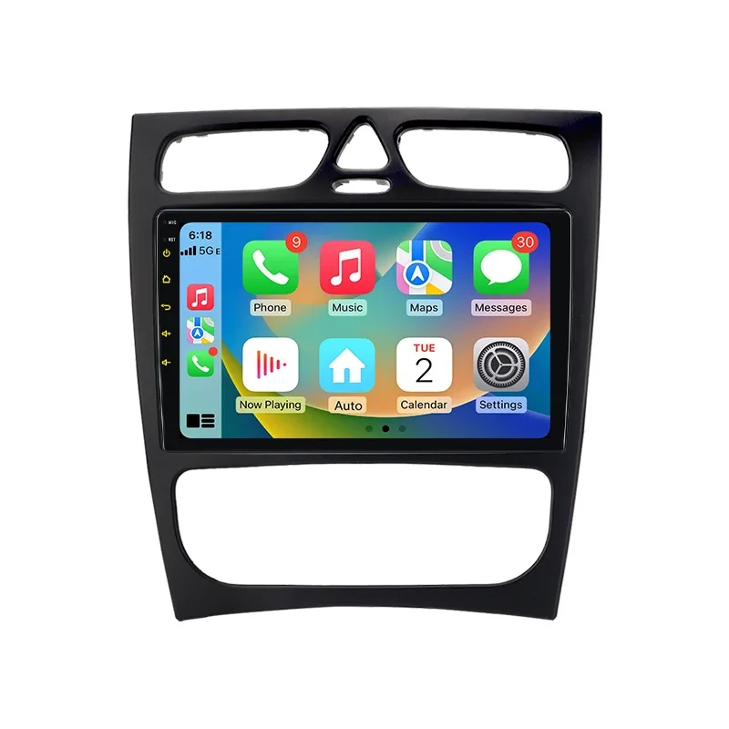 AliExpress - Junsun 9-Zoll Android 15 Autoradio für Mercedes Benz C-Klasse CLK-Klasse W203 W209 S203 A209 2000-2005, kabellos für Apple CarPlay, Auto-