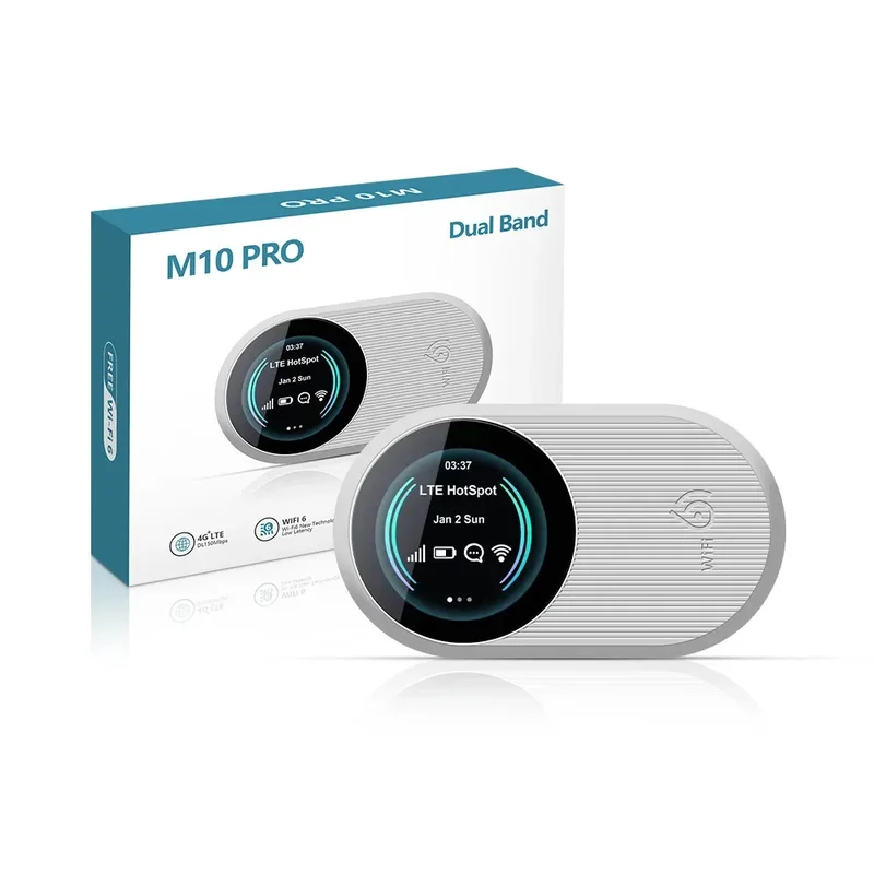 AliExpress - KEBIDUMEI 4G LTE WiFi 6 Pocket Mobile WiFi Router 3000mAh 229Mbps SIM-Karten-Modem Tragbarer Reise-MiFi-Hotspot für Outdoor-Reisen