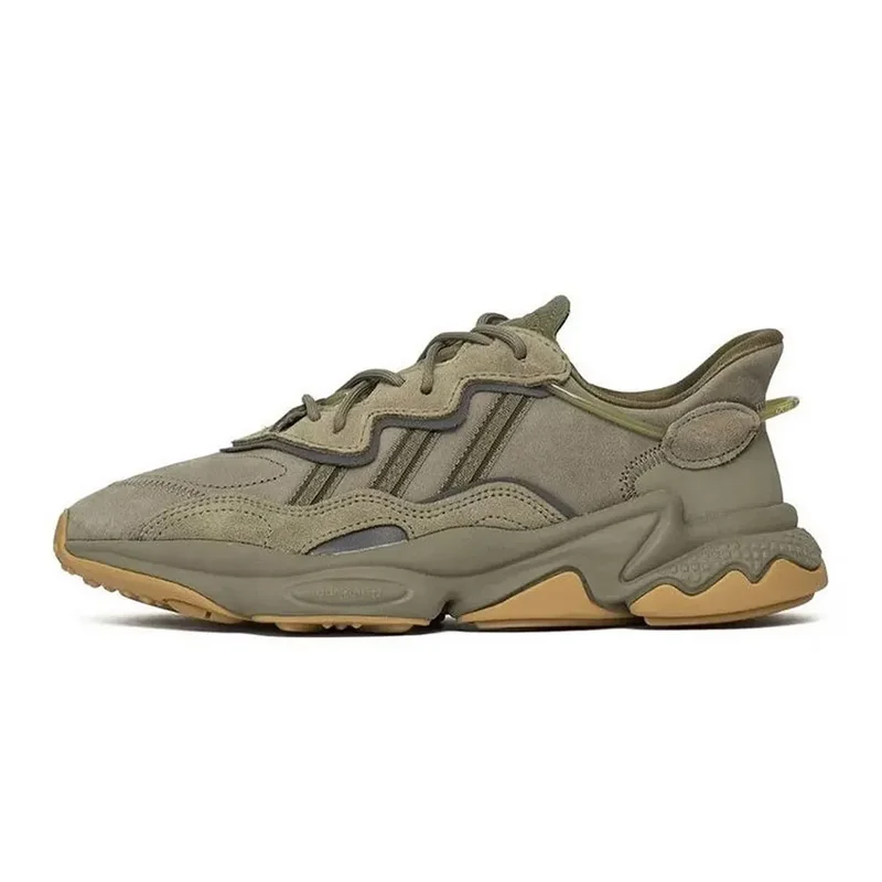 AliExpress - adidas Originals Ozweego Trace Cargo Mesh TPU Wildleder Low-Top Lifestyle Sneakers Unisex Olivgrün EE6461