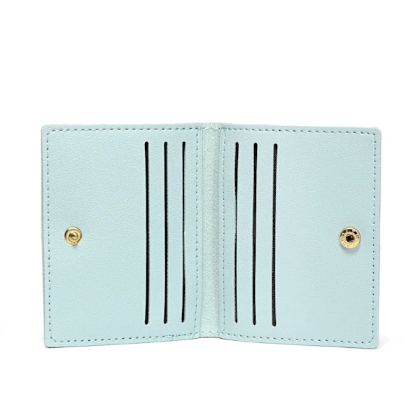 【YD】Mini Card Holder - Slim Wallet for Credit Cards and ID - Compact PU Leather Card Case for Men and Women