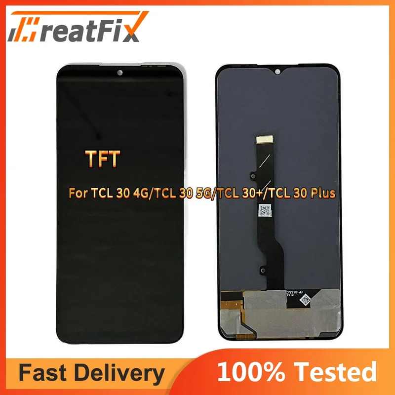 AliExpress - Écran LCD tactile TFT pour TCL 30 4G, TCL 30 5G, TCL 30+ (30 Plus) T776H, T776H1, T776, T676J, T676K – Assemblage numériseur
