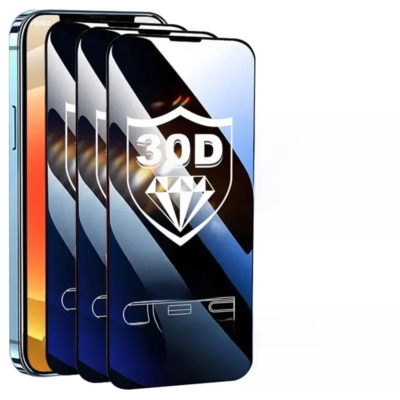 AliExpress - Protecteur d'écran pour IPhone 17 Air 13 14 11 15 16 Pro Max Plus 12 Mini XS XR X, 3 pièces, en verre trempé 30D