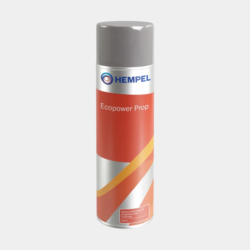 Selvpolerende biocidfri bundmaling til propeller & drev Hempel Ecopower Prop Spray, 500 ml - Black (19990) - Bådmaling