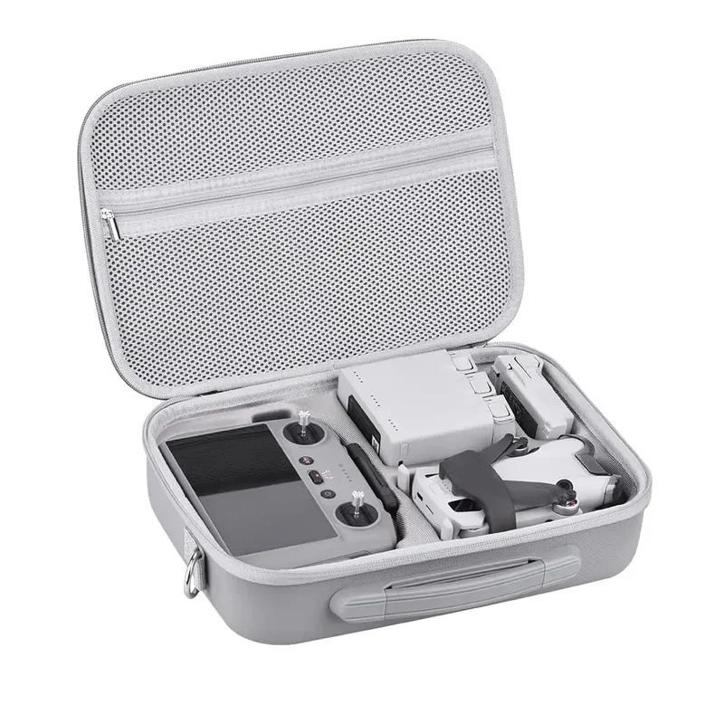 AliExpress - Étui Mini 4 Pro RC 2, sac de rangement Portable en cuir PU de grande capacité pour DJI Mini 4 Pro Fly More Combo Drone Kit de contrôleur 