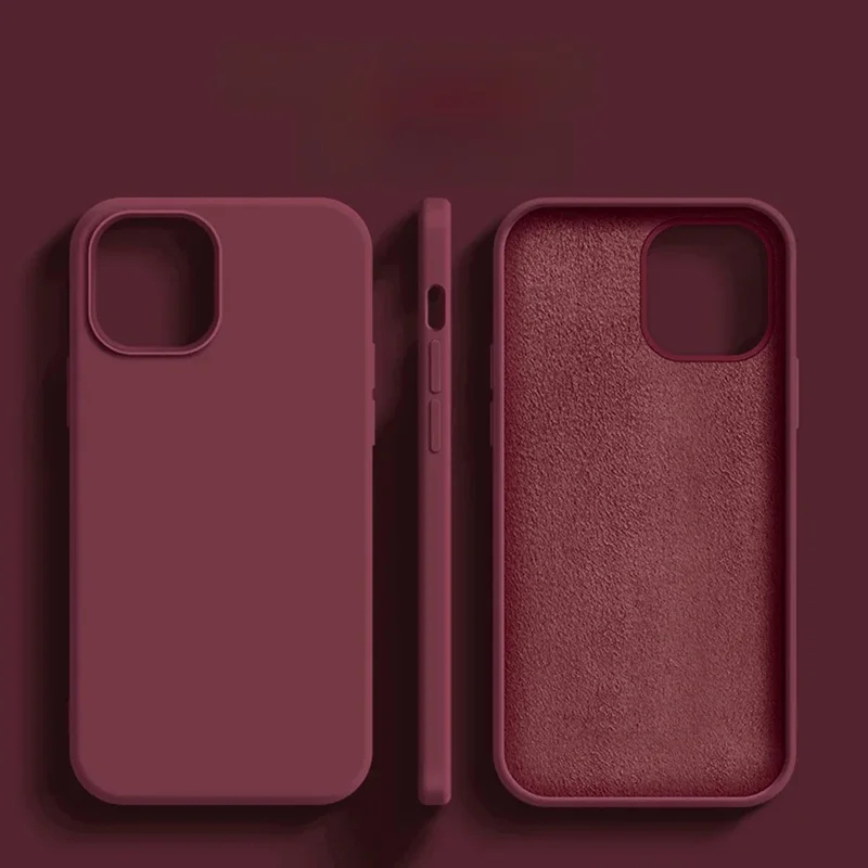 AliExpress - Nouvelle coque en silicone liquide pour iPhone 17 16 Pro Max 15 14 12 11 13 Mini ProMax, housse de luxe antichoc X XR 7 8 14 Plus, 