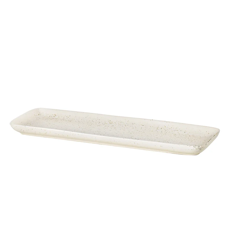 Broste Nordic Vanilla rektangulært fat 35 x 12,5 cm