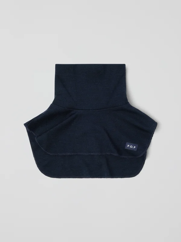 Polarn O. Pyret - Neck warmer merino wool - blue - Size: 56 - 58 - Children's clothing 9-12 Years