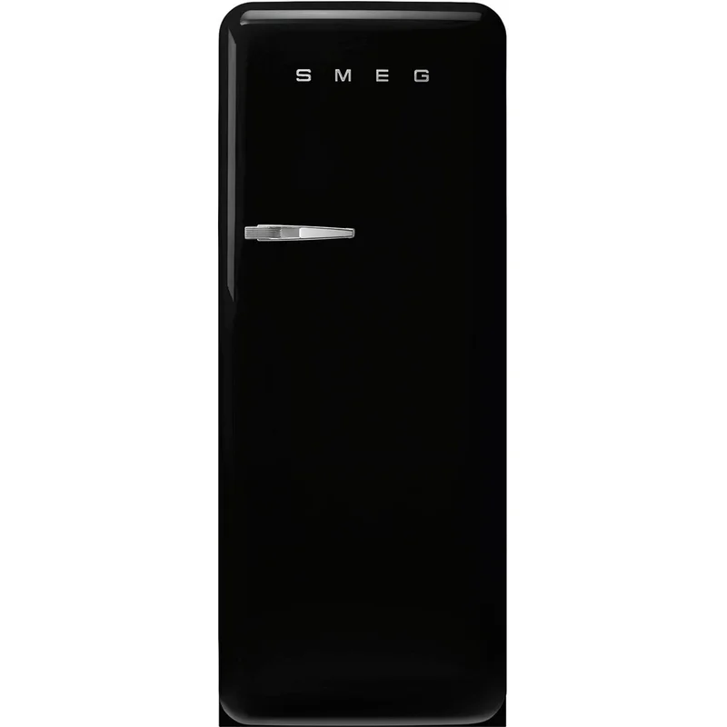Smeg FAB28RBL6 Køleskab Med Fryser 153cm Højrehængt Sort | KitchenOne