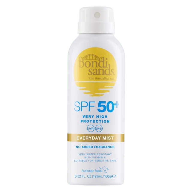 Bondi Sands Spf 50+ Everyday Aerosol Mist Spray Solskydd & solvård Unisex 160 g