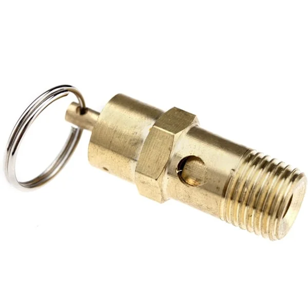 Create idea Säkerhetsventil 1/4" BSP Luftkompressor Tryckströmbrytare 145PSI 10BAR Mässing