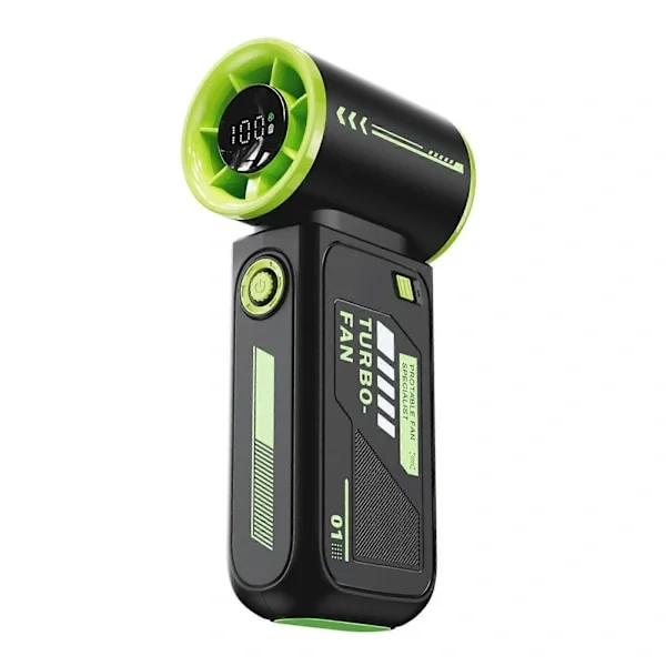 Bærbar ventilator Justerbar køleventilator Håndholdt ventilator 3600mAh Lille ventilator USB Rejseventilator Kontorventilator Udendørs ventilator til 