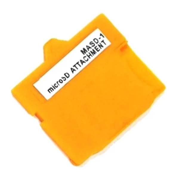 Gul Micro-SD Adapter MASD-1 Kamera TF til XD Kort Indsæt Adapter 25x22x2mm