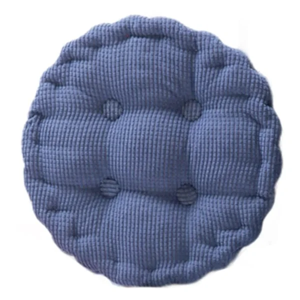 Stolpute, Rund sittepute for spisestoler, Komfortable polstrede stolputer for hjemmekontor, uteplass, bil 40 cm
