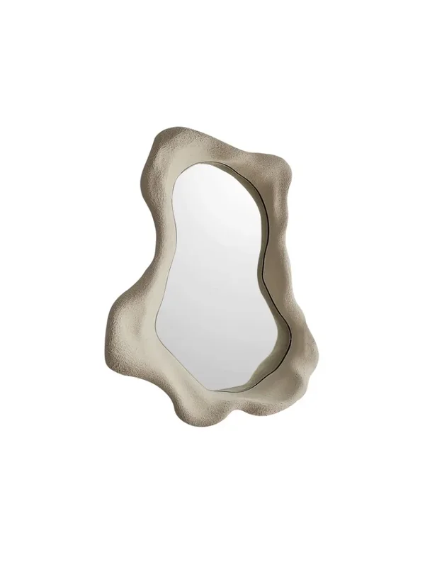 AliExpress - Moderne Badezimmer Dekor Dekorative Spiegel Nordic Unregelmäßige Licht Luxus Wand-montiert Kunst Make-Up Spiegel Kreative Badezimmer 