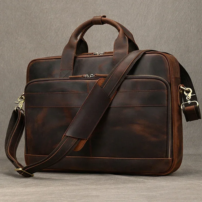 AliExpress - Étui à Bombes en Cuir group pour Homme, Sac d'Ordinateur, 14 15.6 Pouces, PC, Médecin, Avocat, Business