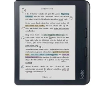 Kobo-Libra Colour - Black-Vanntett lesebrett på 7" med fargeskjerm-Handheld computers-Lesebrett