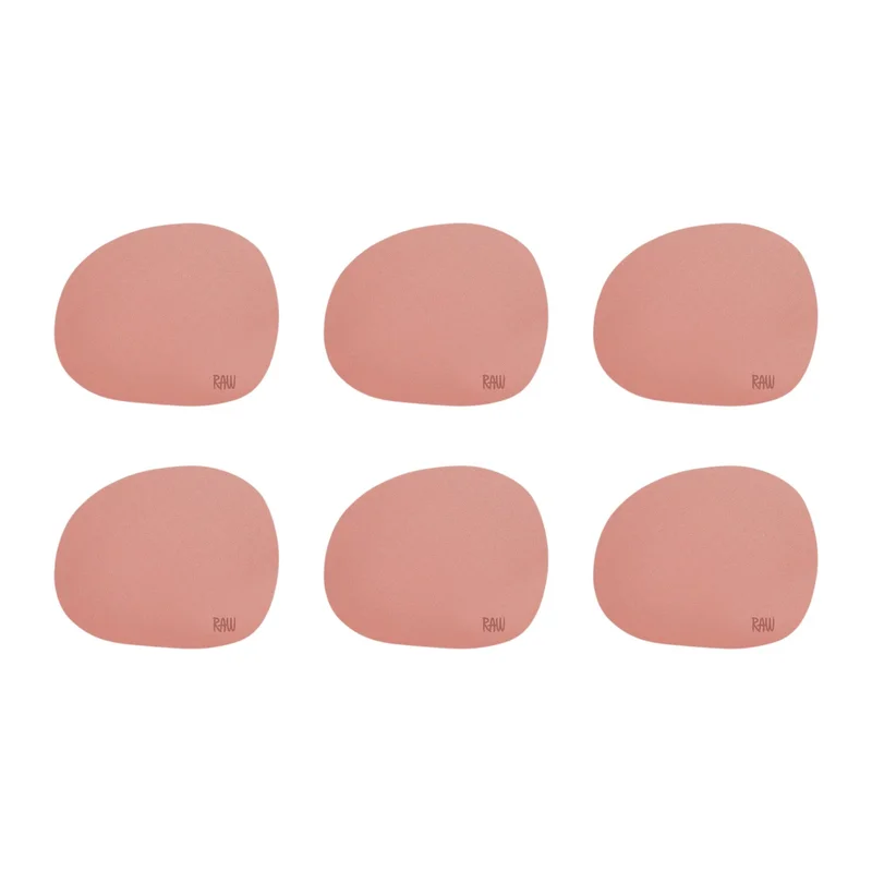 Aida RAW glasunderlägg 6-pack, spice rose | Dukning & Servering > Brickor & Underlägg > Glasunderlägg | Bagaren och Kocken