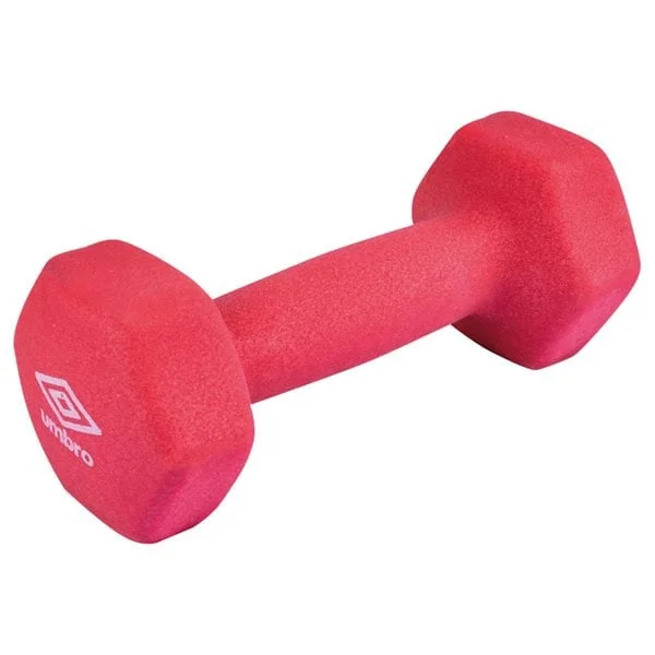 Umbro käsipaino 2 kg – PVC-pinnoitettu harjoittelupaino / käsipaino / kuntopaino