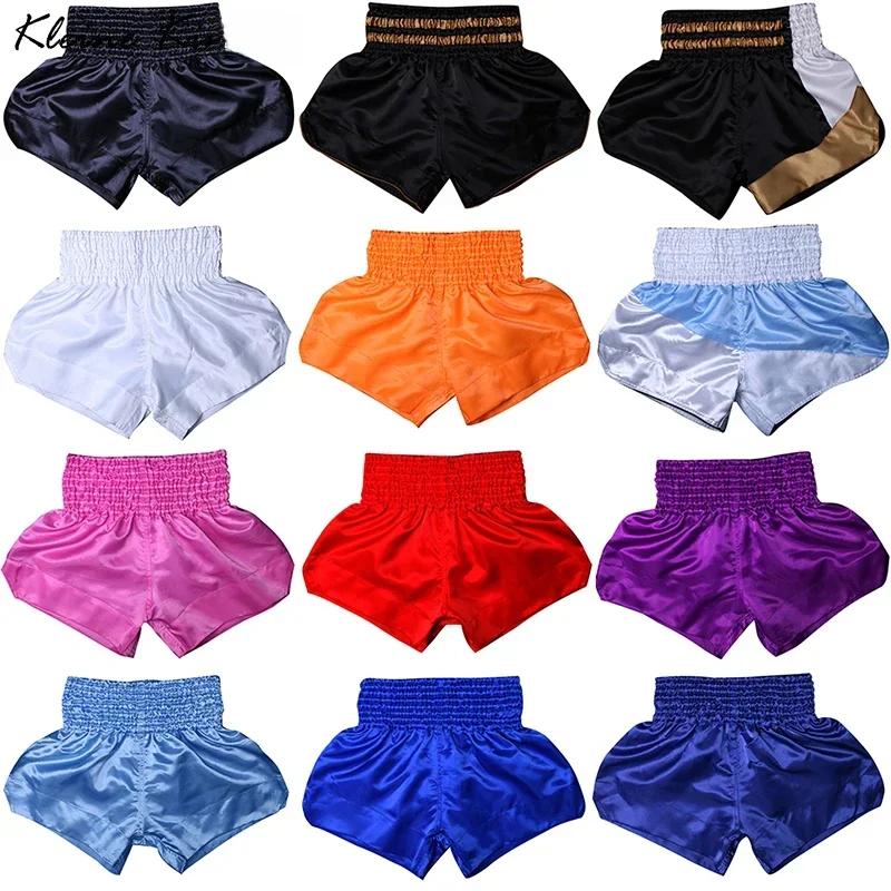 AliExpress - Muay Thai Shorts Mma Boxing Kleidung männer frauen Kinder Workout Bodybuilding Gym Sport Training Shorts Kämpfen Kickboxen Hosen