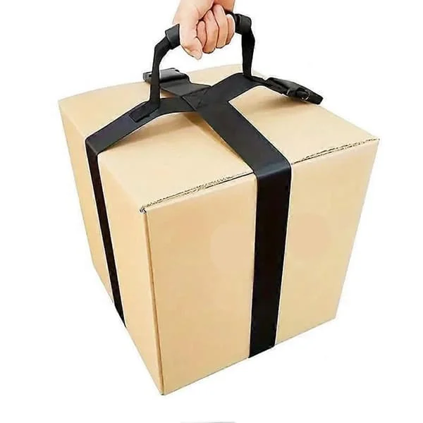Kraftige flyttestropper 195 cm - Boksløfter med ergonomisk håndtak