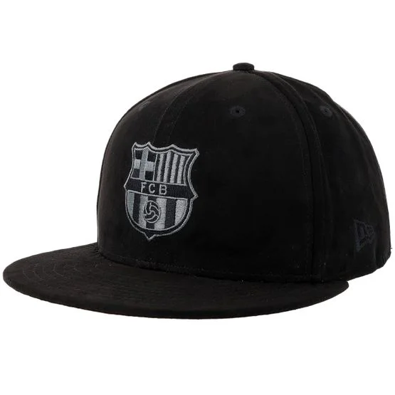 New Era - Football Sort fitted Kasket - Barcelona Mes Que Un 59FIFTY Black Fitted @ Hatstore