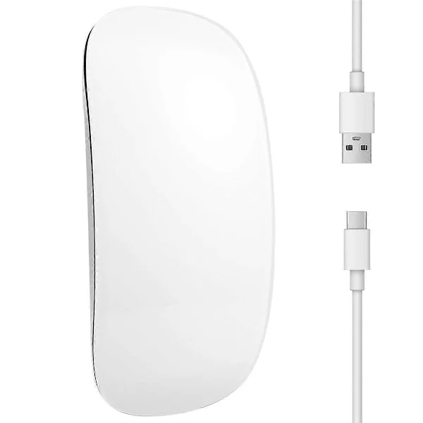 Bluetooth Langaton Magic Mouse Hiljainen Ladattava Tietokonehiiri Ohut Ergonominen PC Hiiri Apple M:lle