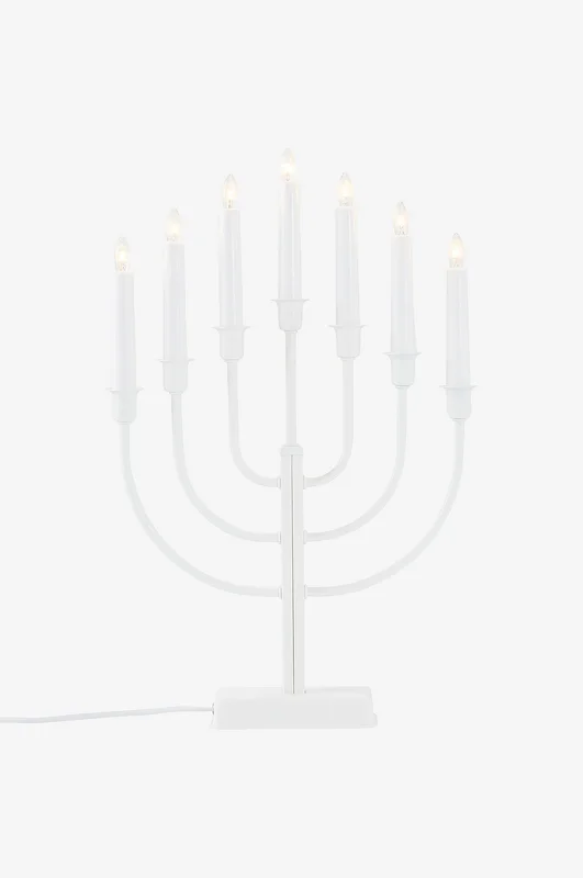 Star Trading - KRISTINA elljusstake - Vit - Adventsljusstakar - Från Homeroom
