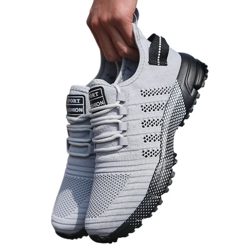 AliExpress - Männer Casual Turnschuhe Mesh Leichte Atmungsaktive Weiche Sohlen Laufschuhe Slip-on Männlichen Wohnungen Müßiggänger Schuh Trainer 