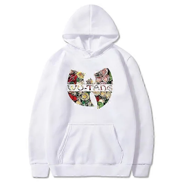 Höst 2024 Ny Hip Hop Streetwear Mode Hoody Wu Tang Grafiskt Tryckt Fleece Tröja Casual Herr